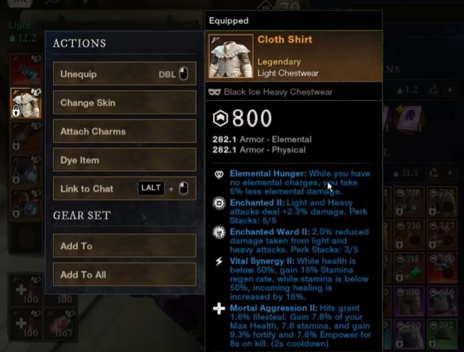 Infix Perks New World